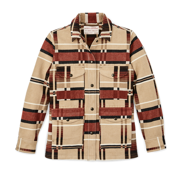 filson Women's Beartooth Work Coat Bloodstone / Tan Ombre