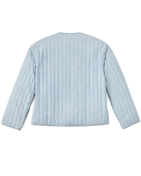 Filson Women's Chambray Quilted Jacket Light Indigo Chambray