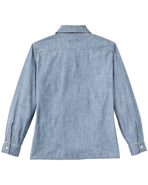 Filson Women's Chambray Shirt Light Indigo Chambray