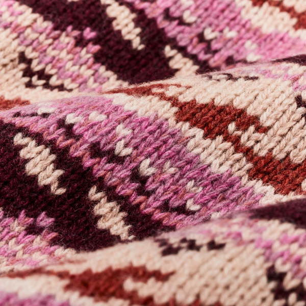 Filson Women's Fair Isle Cardigan Burgundy / Cream / Multi