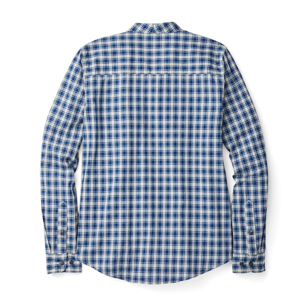 Filson Women's Kadin Island Shirt Indigo/cream Plaid