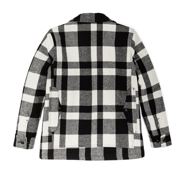 Filson Women's Mackinaw Cruiser Natural / Black Heritage Plaid