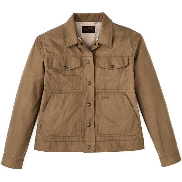 filson Women's Ranger Short Lined Cruiser Dark Beige