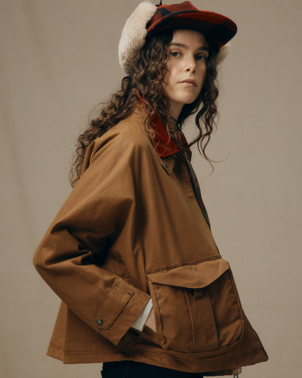 Filson Women's Shelter Cloth Short Work Jacket Rugged Tan