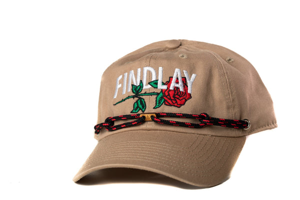 findlay Khaki Rose Dad Hat