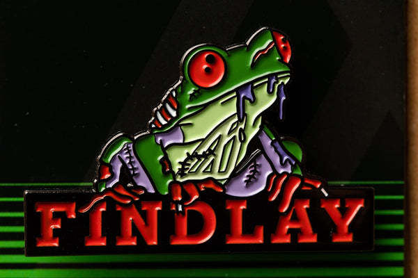 Findlay Zombie Frog Enamel Pin