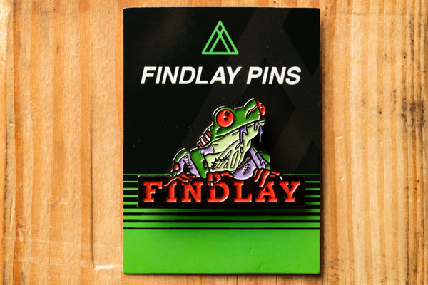 findlay Zombie Frog Enamel Pin