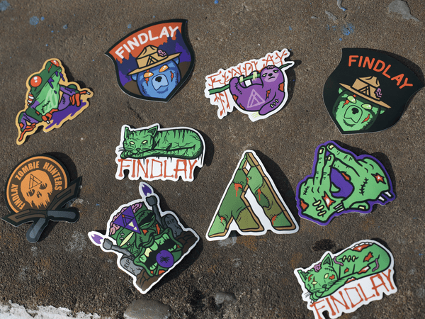 findlay Zombie Sticker Pack