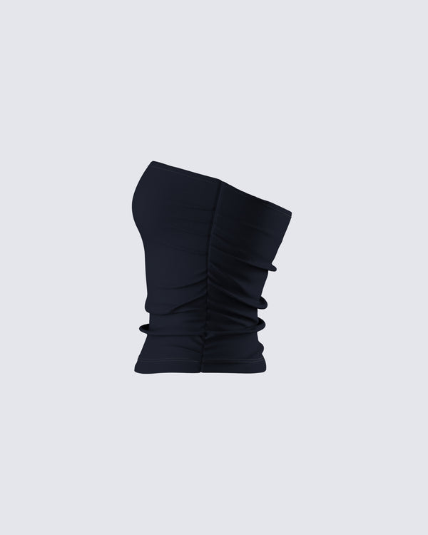 Finesse Aaliyah Black Jersey Tube Top