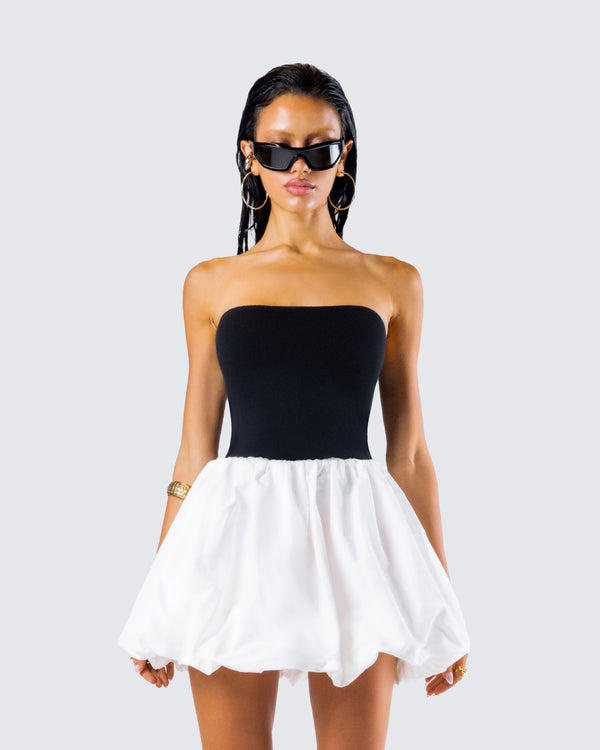 Finesse Aaliyah Black Jersey Tube Top