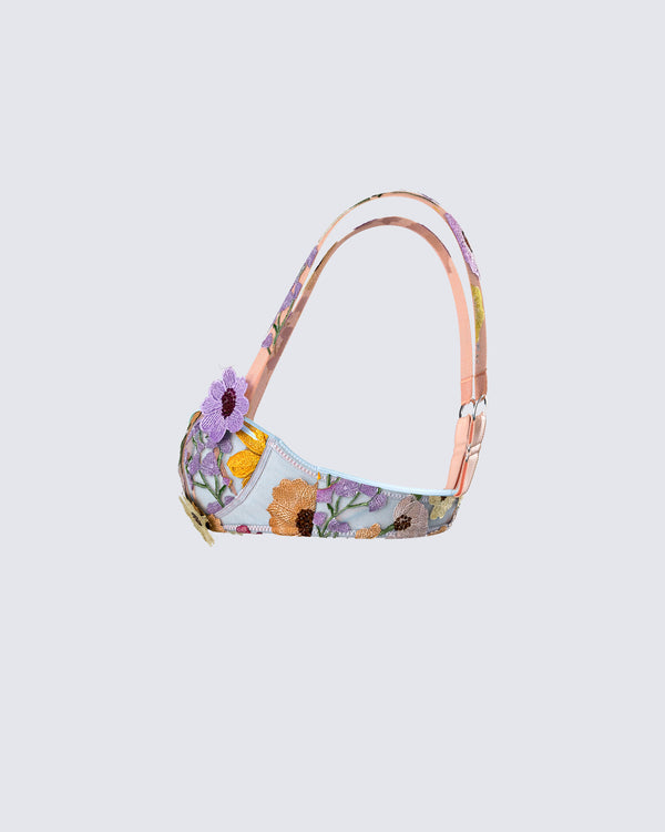 Finesse Addie Flower Bra Top