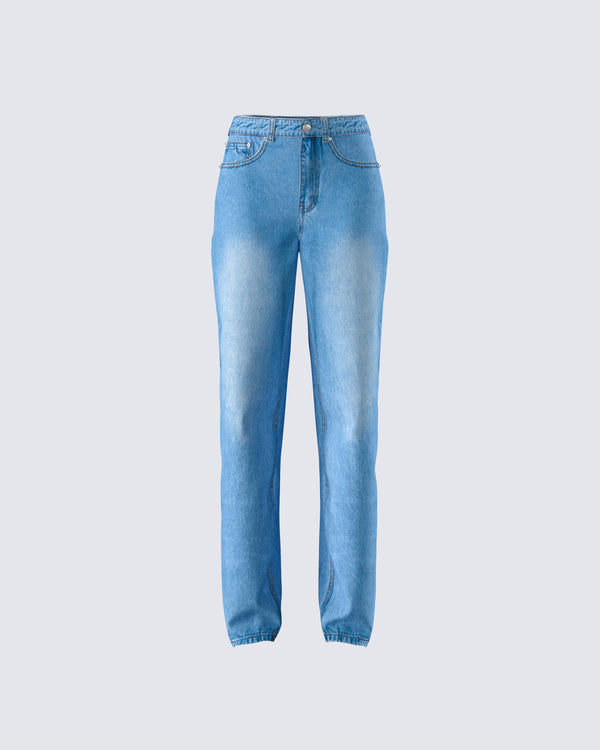 finesse Ahmeira Blue Denim Jean