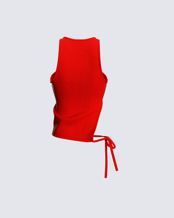 Finesse Allen Red Cut Away Tank