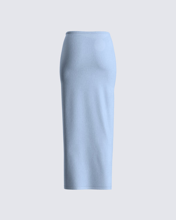 Finesse Amarissa Grey Maxi Skirt