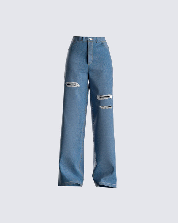 finesse Amelia Distressed Jeans