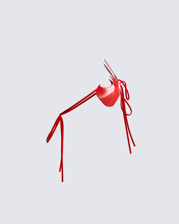 Finesse Anastasia Red Bra Top