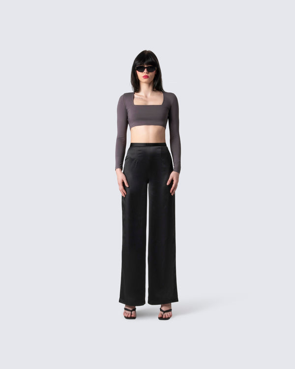 Finesse Andie Jersey Square Neck Top