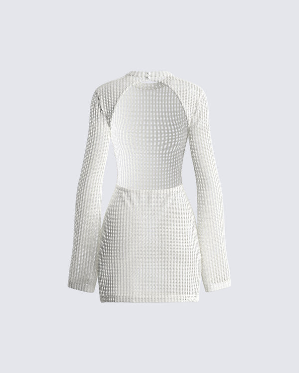 Finesse Angelina Ivory Mini Dress