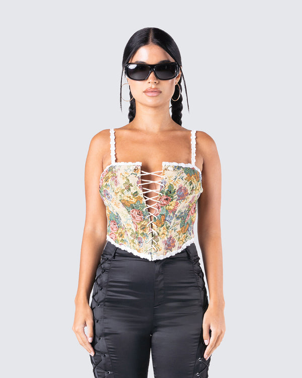 Finesse Antoinette Royalty Top