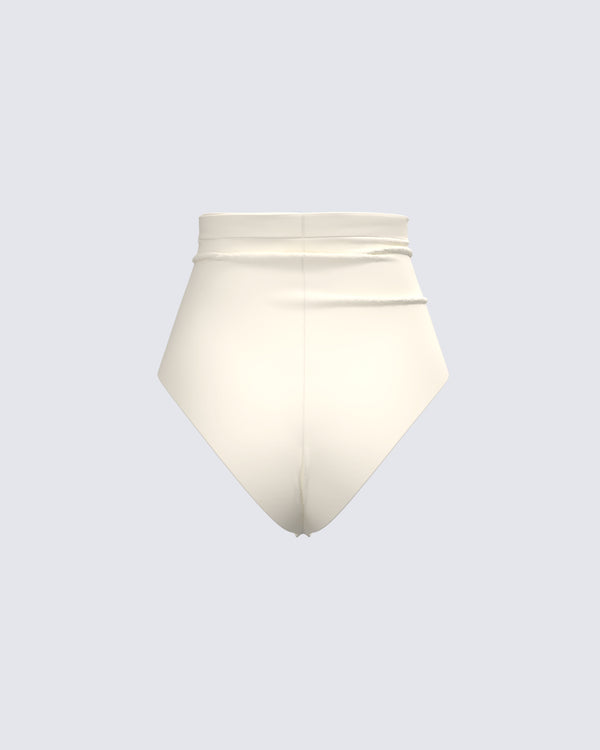 Finesse Baby Ballerina Beige Booty Short