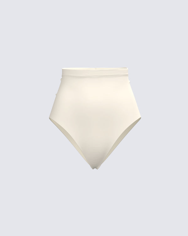 finesse Baby Ballerina Beige Booty Short