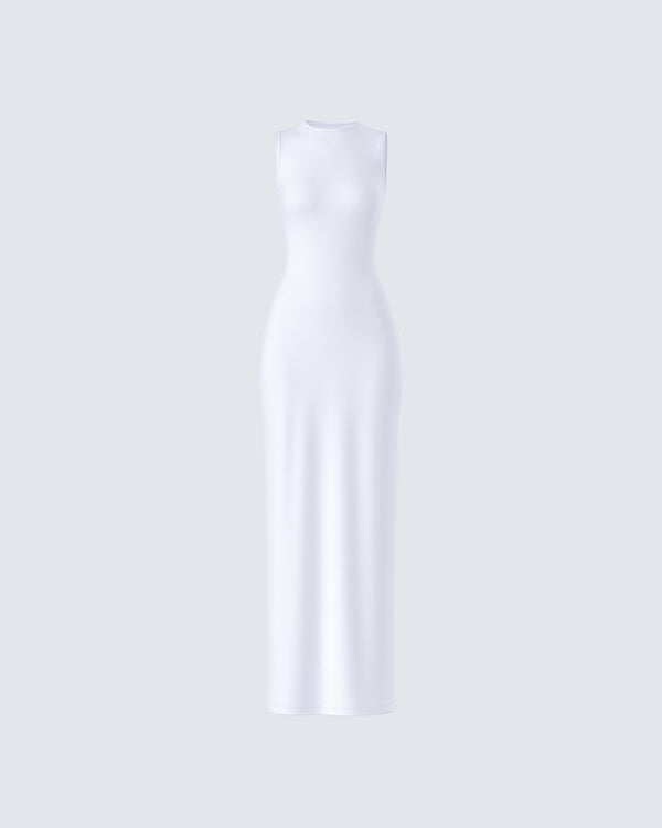 finesse Bailey White Maxi Dress