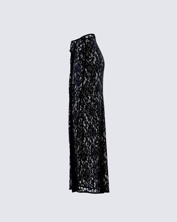 Finesse Beatrix Black Lace Skirt
