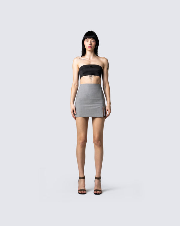 Finesse Beaux Black Bandeau Top