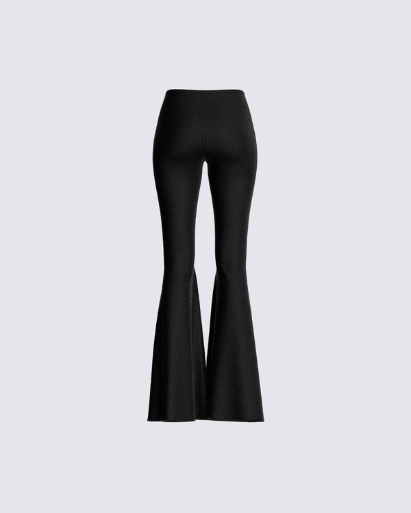 Finesse Brady Black Lace Up Pant