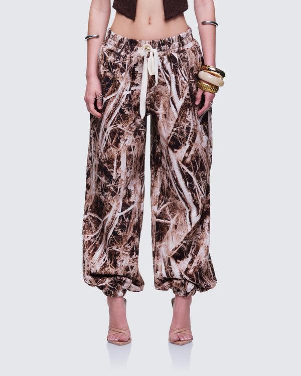 Finesse Braewyn Hunting Camo Toggled Sweatpants