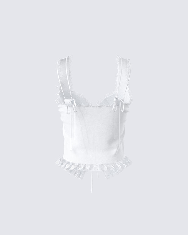 Finesse Briar Ivory Lace Camisole
