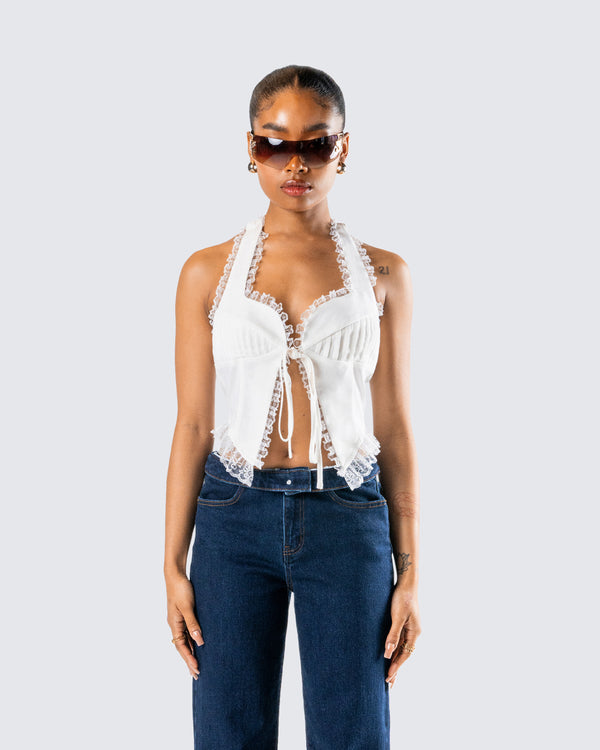 Finesse Briar Ivory Lace Camisole