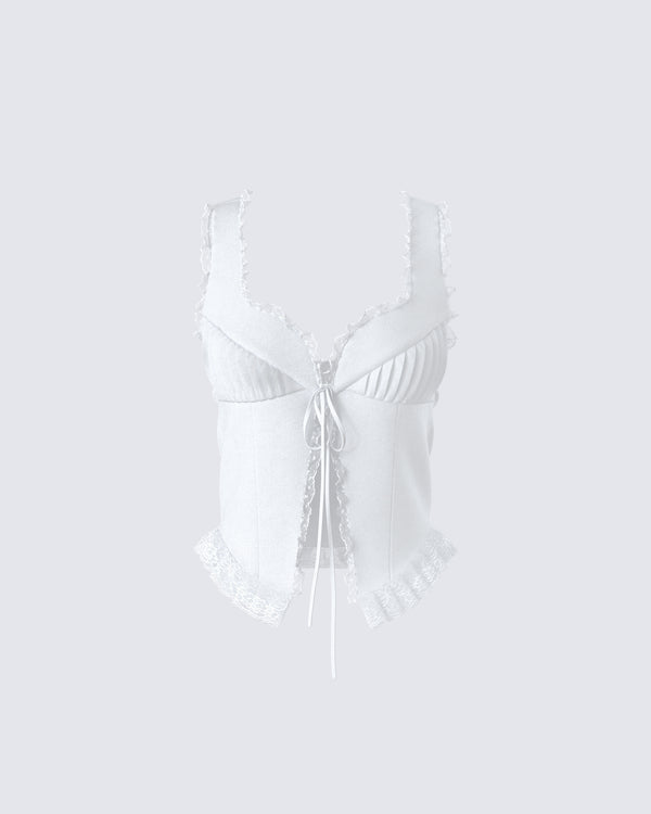 finesse Briar Ivory Lace Camisole
