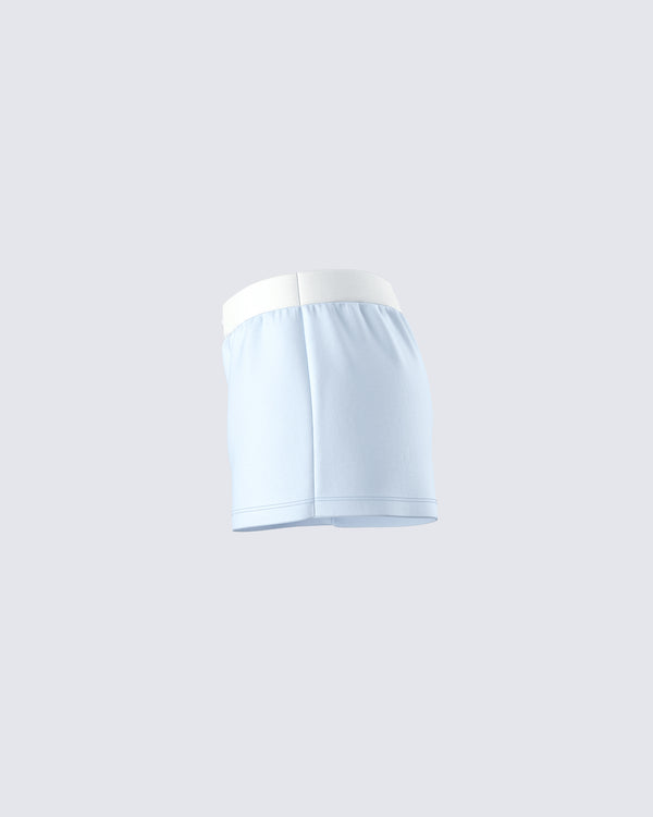 Finesse Brodie Blue Boy Short