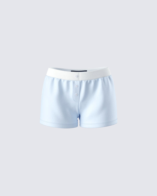 finesse Brodie Blue Boy Short
