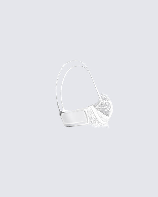 Finesse Cady White Lace Bra