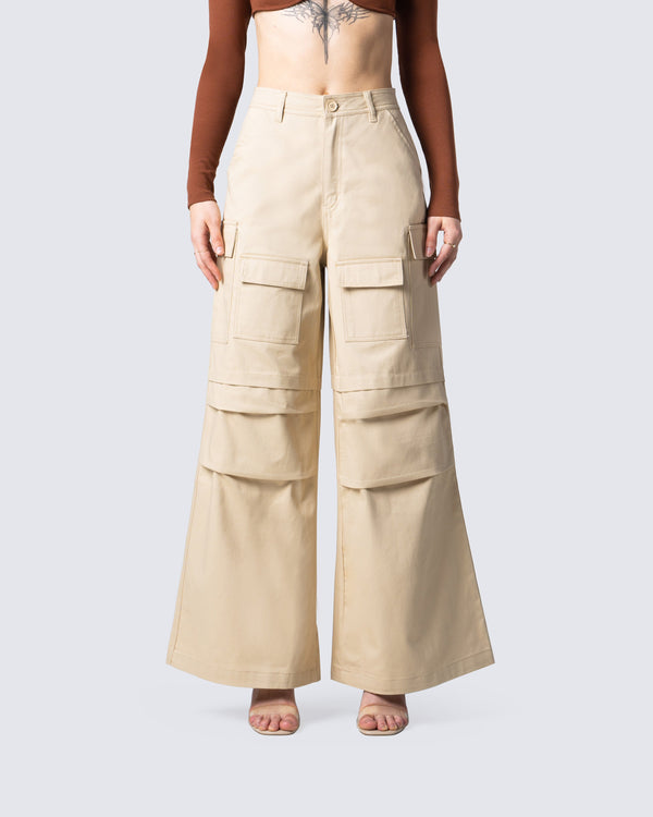Finesse Caleb Tan Cargo Pant