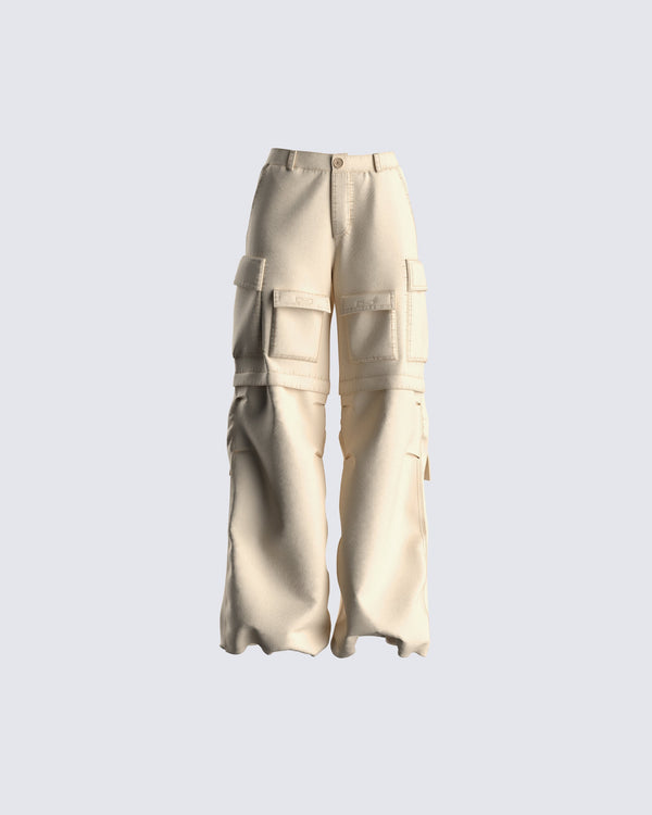 finesse Caleb Tan Cargo Pant
