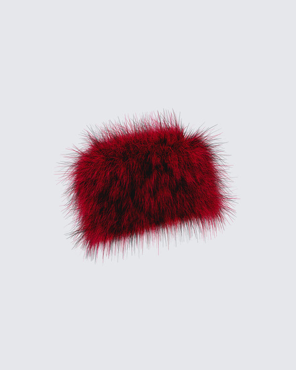 Finesse Carolina Red Fur Hat