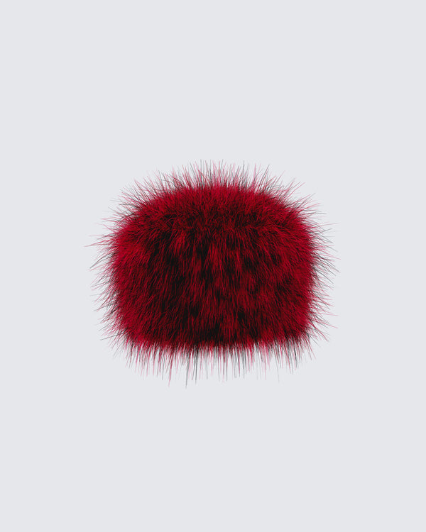 Finesse Carolina Red Fur Hat