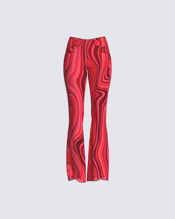 finesse Carter Multi Print Pant