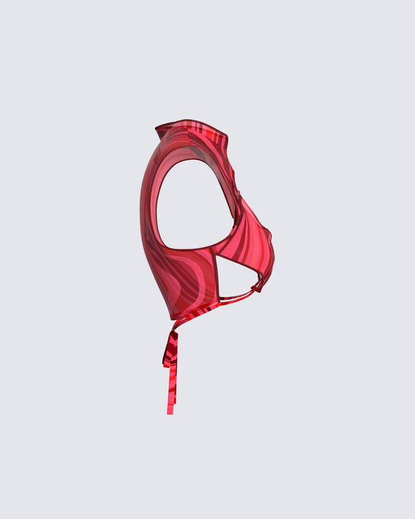 Finesse Carter Multi Print Top