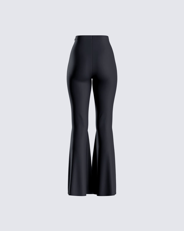 Finesse Catalina Black High Waist Pant