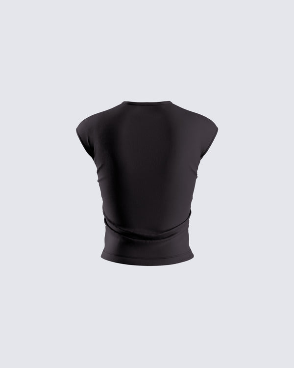 Finesse Cheryse Angel Print Jersey Top