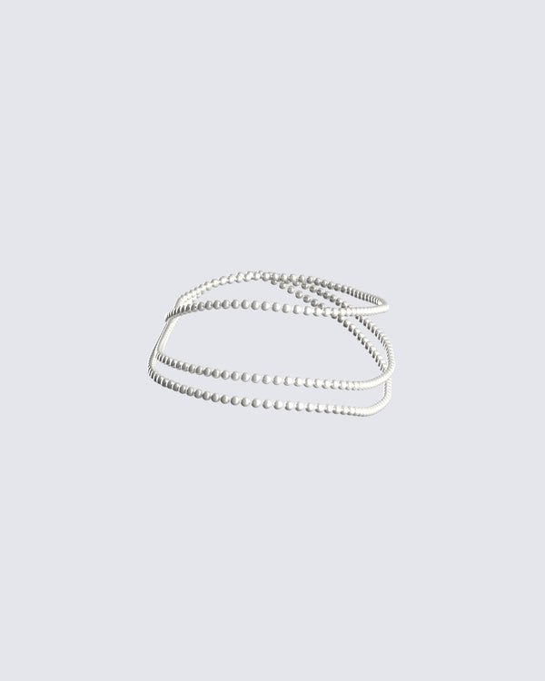 Finesse Chiara Pearl Chain Belt