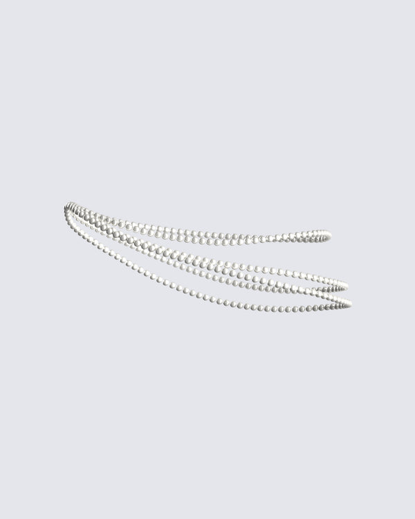 Finesse Chiara Pearl Chain Belt
