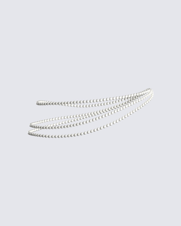 finesse Chiara Pearl Chain Belt