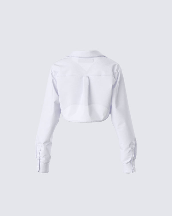 Finesse Chloe Cropped Shirt