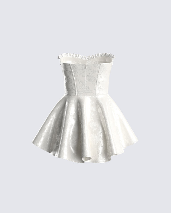 Finesse Connie White Mini Dress