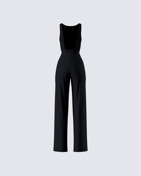 Finesse Damira Black Maxi Jumpsuit